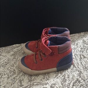 Stride Rite Red and Navy Kids Sneakers